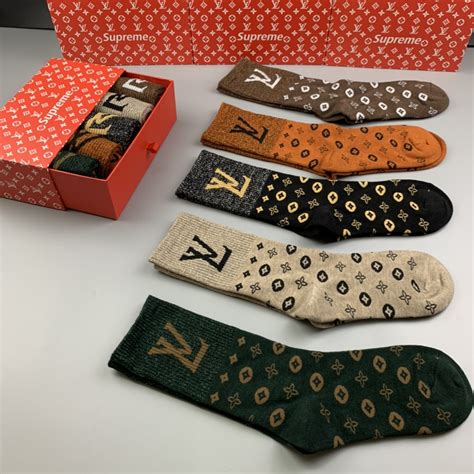 lv socks men|cost of louis vuitton socks.